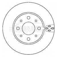 BORG & BECK Тормозной диск BBD4406